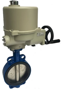 Затвор дисковый поворотный ABRA Ду450 Ру16 BUV-VF826D, межфланцевый, корпус - чугун, диск - чугун, с электроприводом, EPDM в Нижнем Новгороде