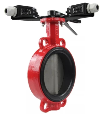 Затвор дисковый поворотный ABRA Ду125 Ру10/16 BUV-VF866D, межфланцевый, корпус - чугун, диск - нержавеющая сталь, рукоятка, EPDM в Нижнем Новгороде