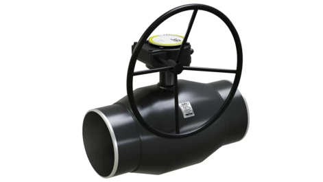 Кран шаровый LD КШЦПР Regula из стали 09Г2С Ду150/125 Ру2,5МПа с редуктором в Нижнем Новгороде