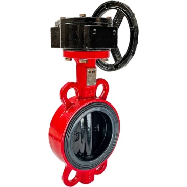 Затвор дисковый поворотный REON Ду450 Ру16 EPDM RSV83RED корпус - чугун, диск - чугун, редуктор в Нижнем Новгороде