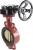 Затвор дисковый поворотный ABRA Ду450 Ру16 BUV-VF843D, межфланцевый, корпус - чугун, диск - бронза, редуктор, NBR в Нижнем Новгороде